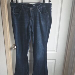 a.n.a Dark Blue Flare Jeans
